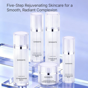 SINMAYS 5-Step Flower Brightening Skincare Set - Rejuvenating Radiance Collection