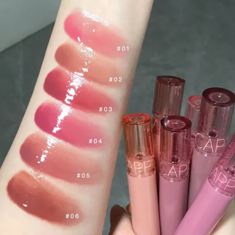 Cappuvini Jelly Mirror Hydrating Lip Gloss - Mirror Shine & Moisturizing Lip Gloss 3.5ml