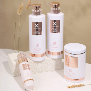 OEM Wholesale Moisturizing Collagen Shampoo and Conditioner Organic Protein Keratin Repairing Nourishing Hair Care Set