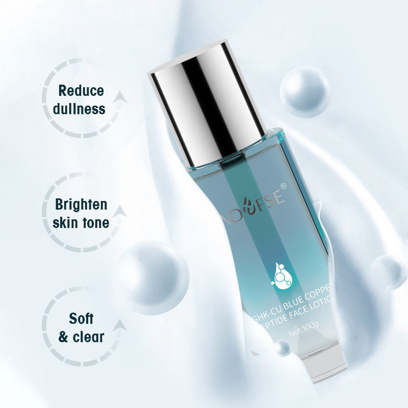 Ghk Cu Skin Care Set Custom Logo Repair Face Firming Wrinkle Blue Copper Peptide Skin Care Set